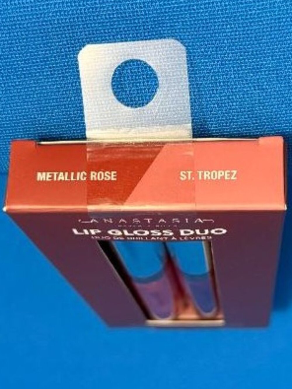 NEW ANASTASIA BEVERLY HILLS HIGH SHINE LIP GLOSS DUO METALLIC ROSE & ST. TROPEZ - Picture 4 of 9
